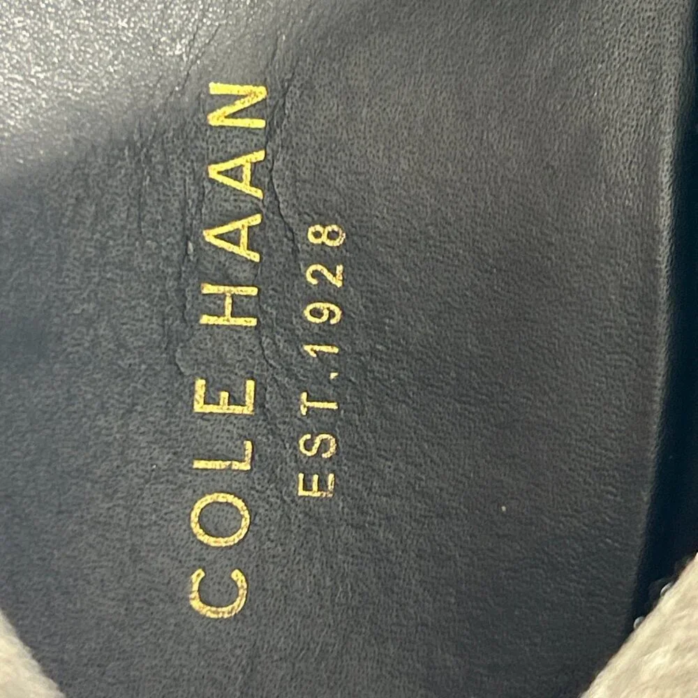 Cole Haan Wingtip Monk Strap Buckle Double Strap Womens Dress Shoes Size 9 Black - Picture 12 of 12
